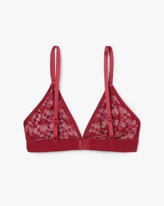 Logo Lace Triangle Bralette