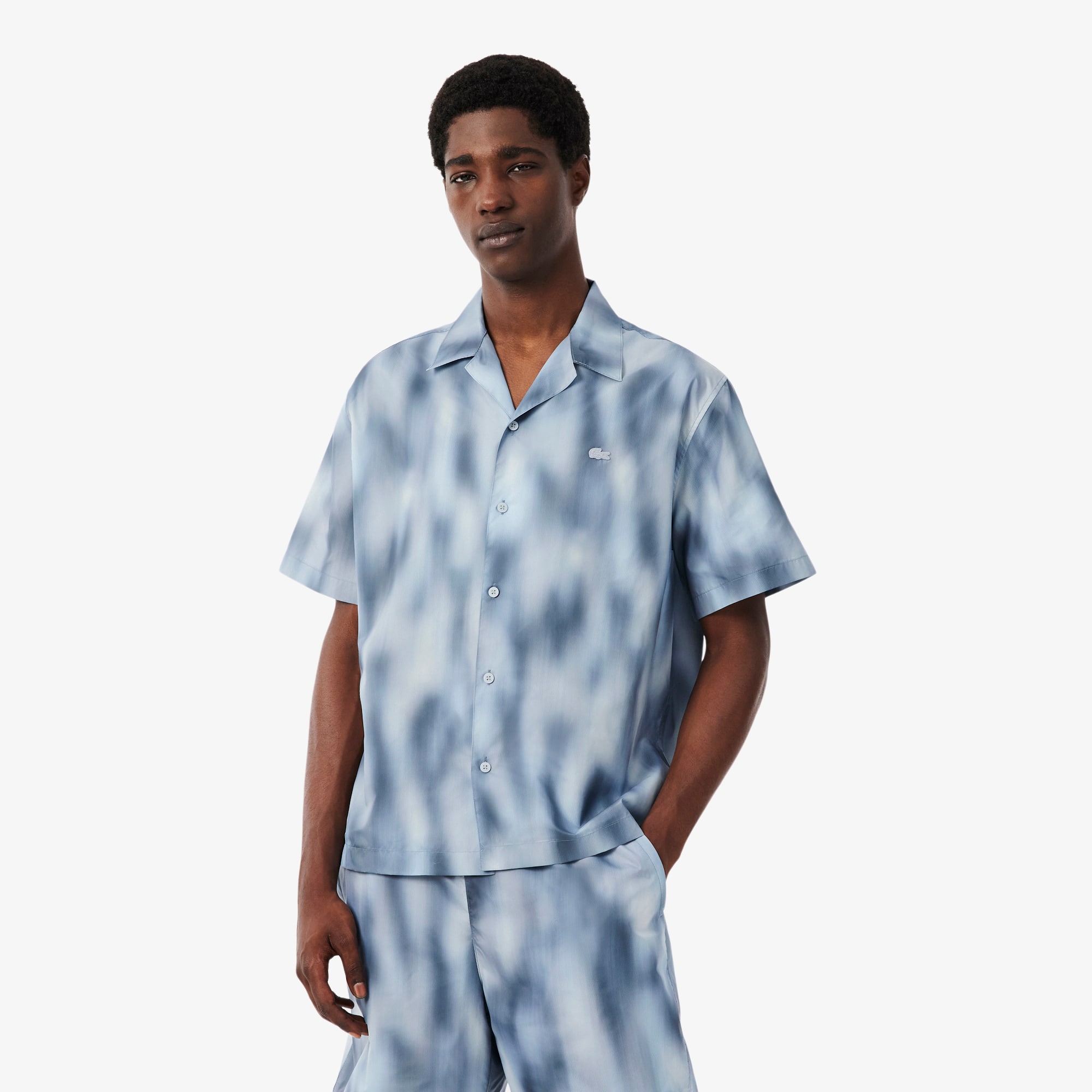 Relaxed Fit Short Sleeved Printed Shirt