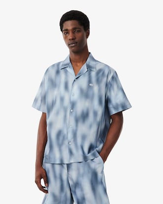 Relaxed Fit Short Sleeved Printed Shirt