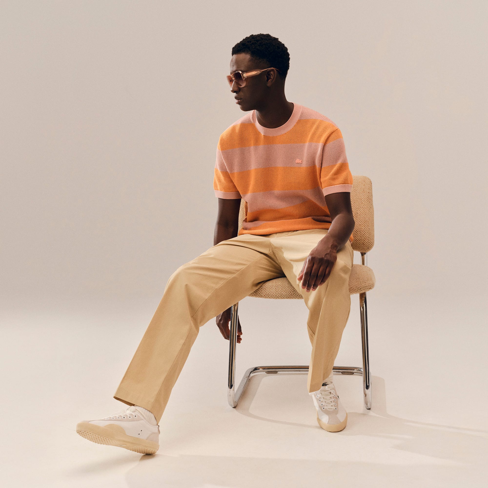 Short Sleeved Cotton Sweater