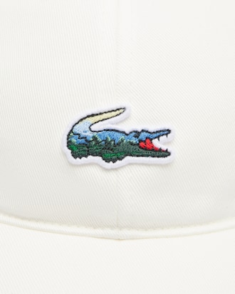 Gorra de algodón con paisaje de cocodrilo