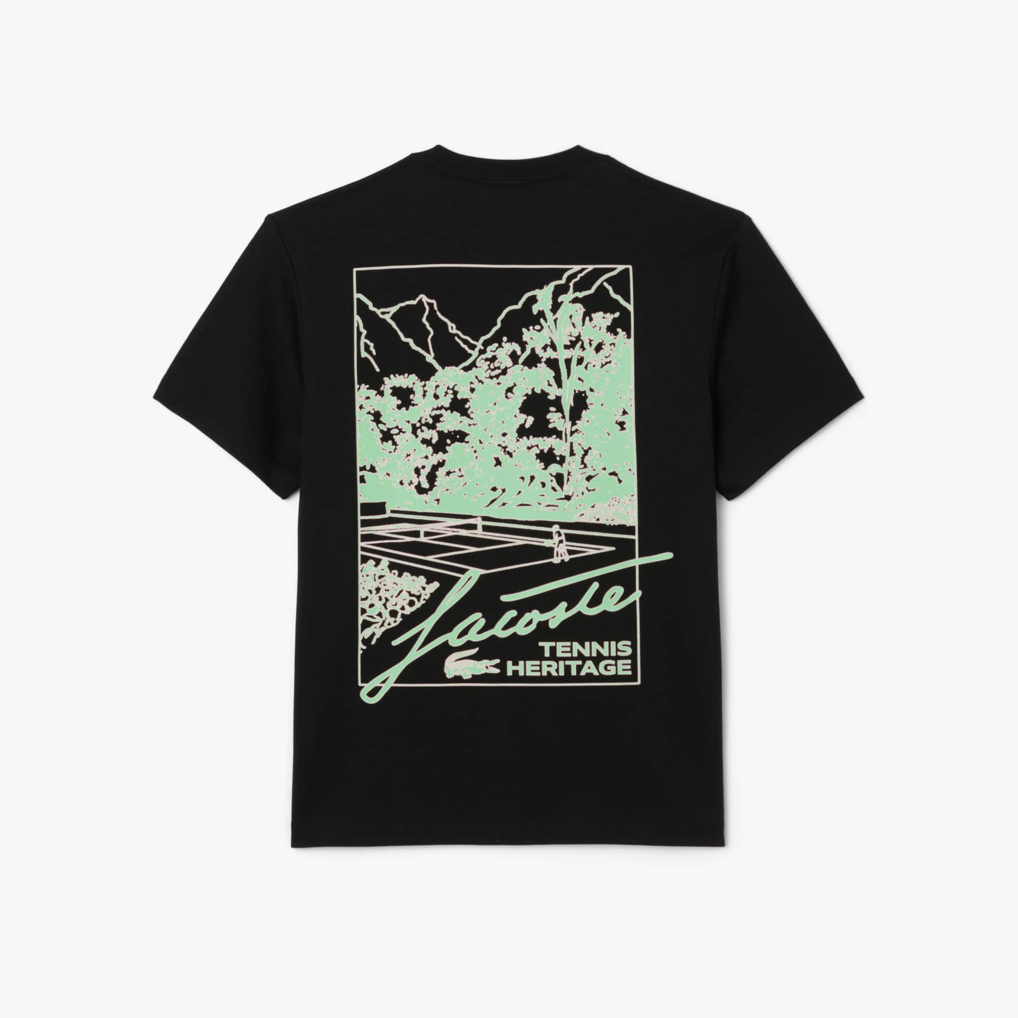 Men's Printed Jersey T-Shirt - Organic Cotton - New In 2026 | Lacoste