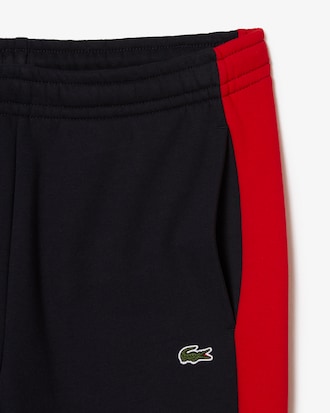 Men’s Sweatpants with Branding and Contrast Stripe Detail