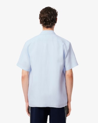 Chemise à manches courtes homme en lin