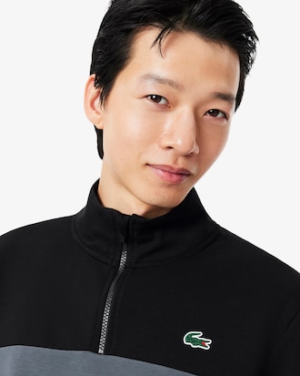 Sport Quarter Zip Color-Block Sweatshirt