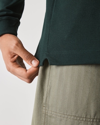 Men's Slim Fit L.12.12 Long Sleeve Polo