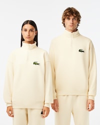 Unisex Loose Fit High-Neck Fleece Sweatshirt