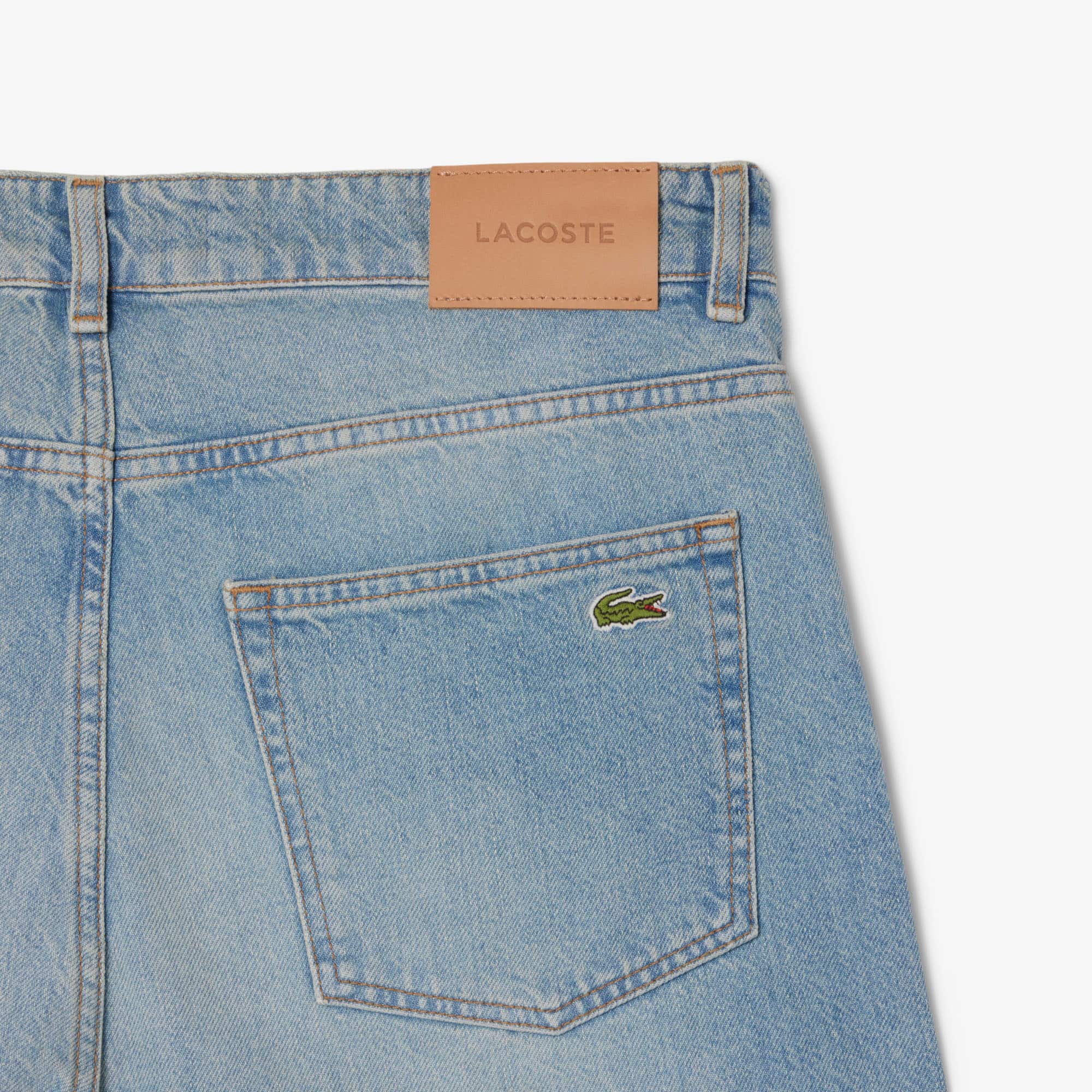 Men's Straight Cut Denim Shorts