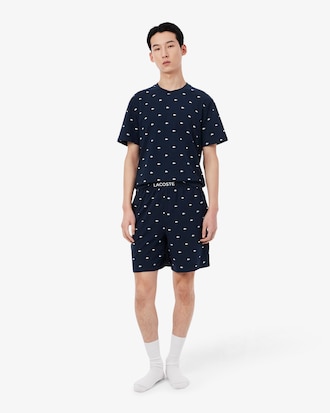 Straight Fit Printed Pyjama Shorts