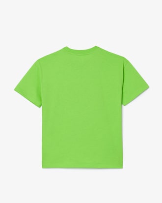 Kids' Crocodile Print Cotton T-Shirt