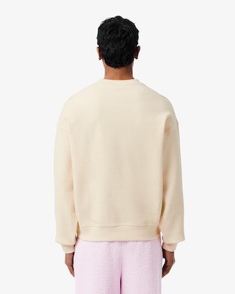 Sweatshirt loose fit en Piqu&eacute;
