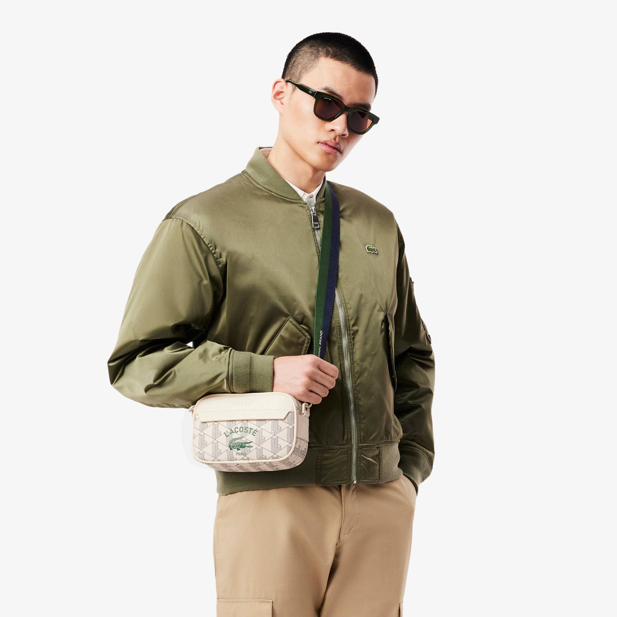 ★送料・関税込★【LACOSTE】The Blend Small Size Reporter Bag Men's Small The Blend Reporter Bag - Bags - New In 2025