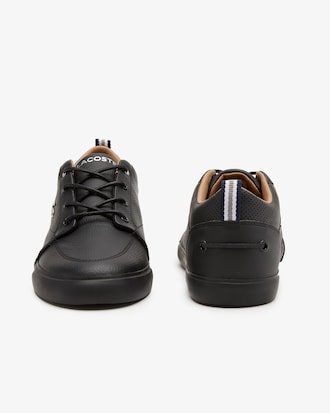 Men's Bayliss Leather Perforated Collar Sneakers
