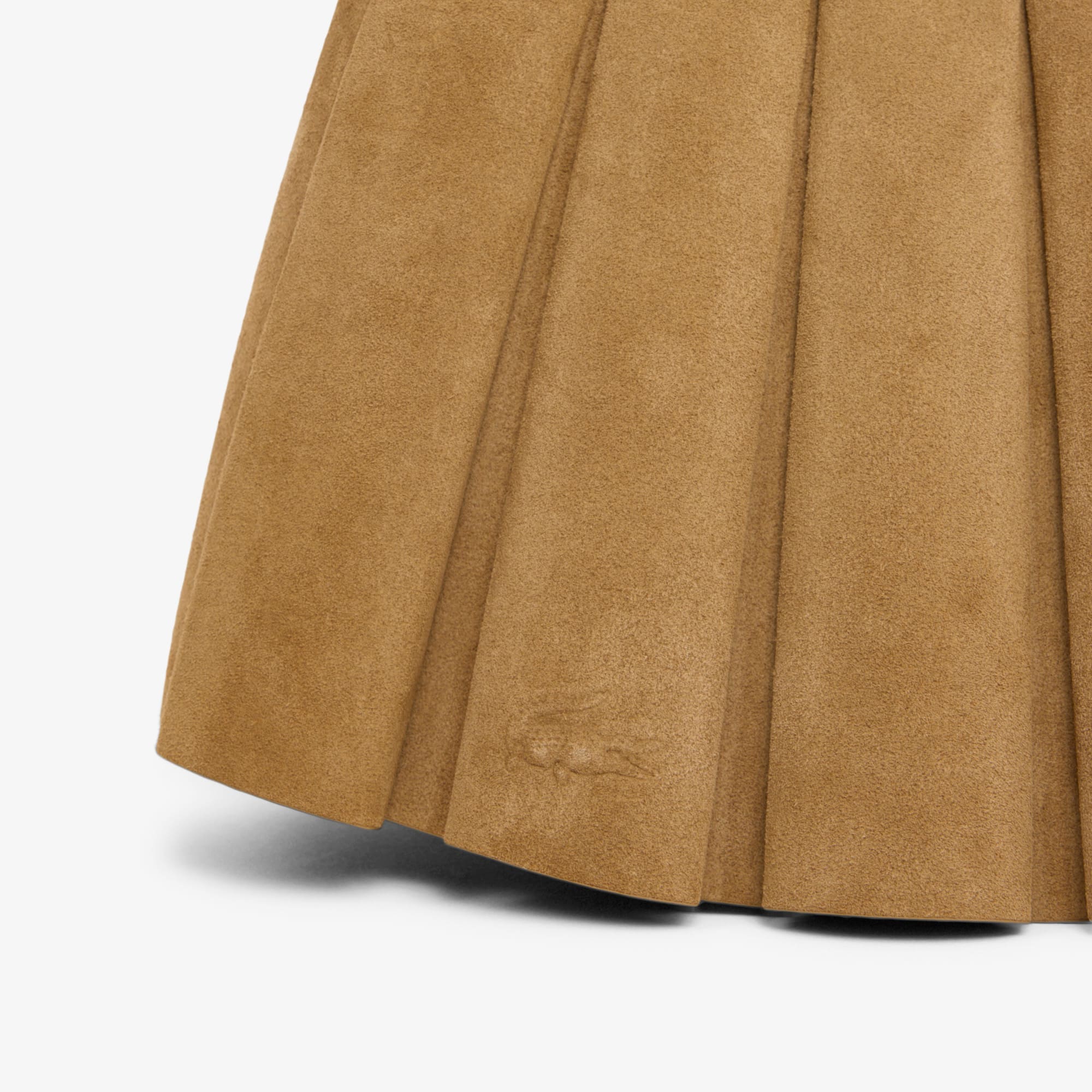 Medium Lenglen Suede Leather Purse