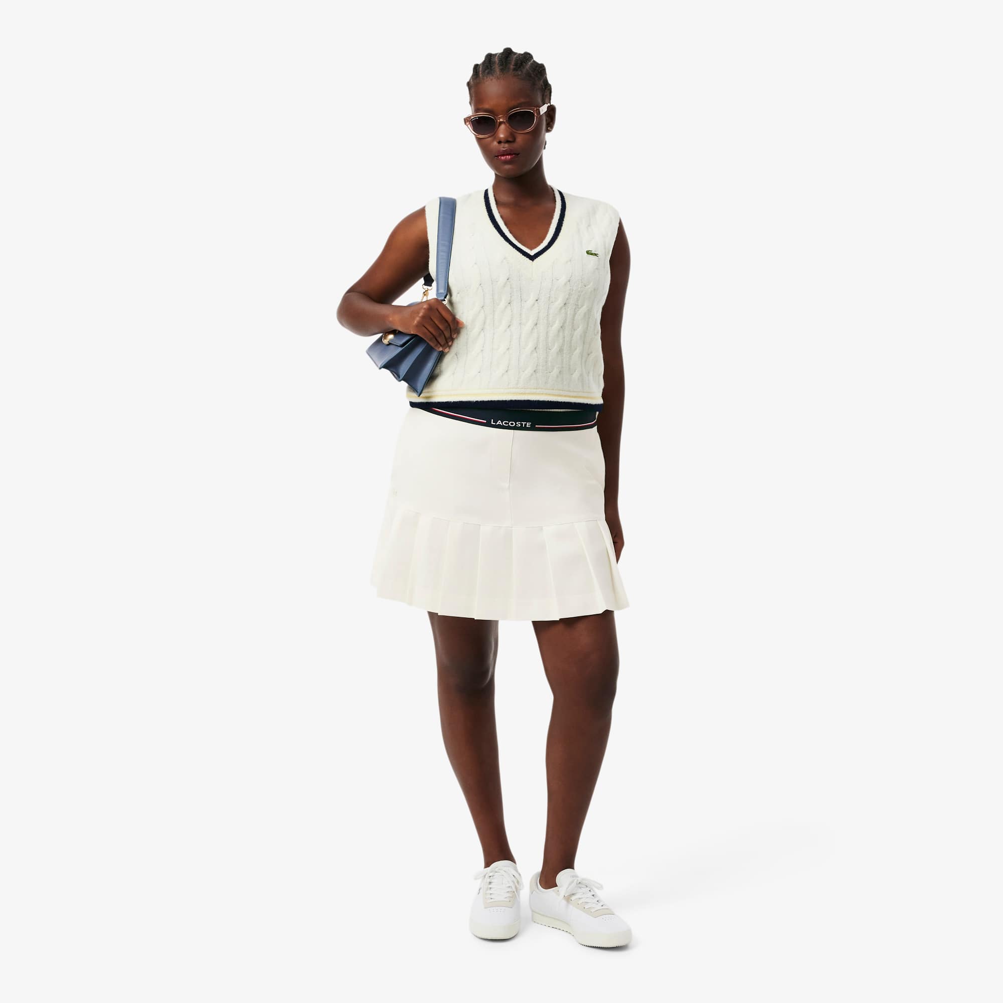 【Saturdays New York City】Pleats Skort Women's Short Pleated Wool Blend Skirt - Shorts & Skirts - New In