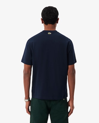 Playera de Tejido Jersey de Algod&oacute;n con Bordado y Estampado