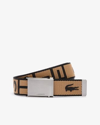 Engraved Branded Plate Buckle Belt