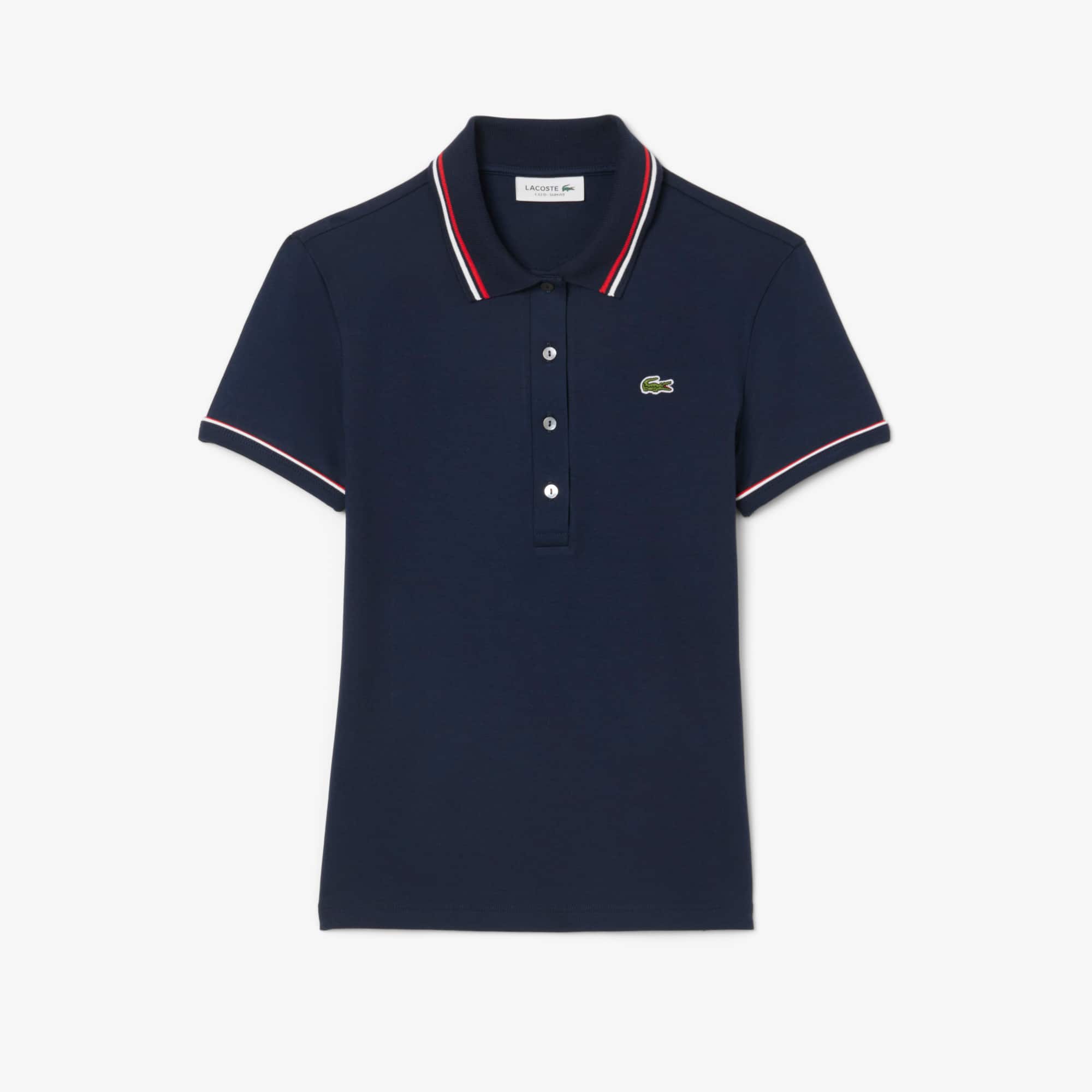 Women's L.12.D Slim Fit Trim Detail Polo - Polo Shirts - New In
