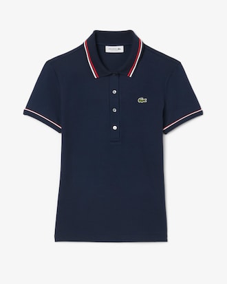 Women's L.12.D Slim Fit Trim Detail Polo