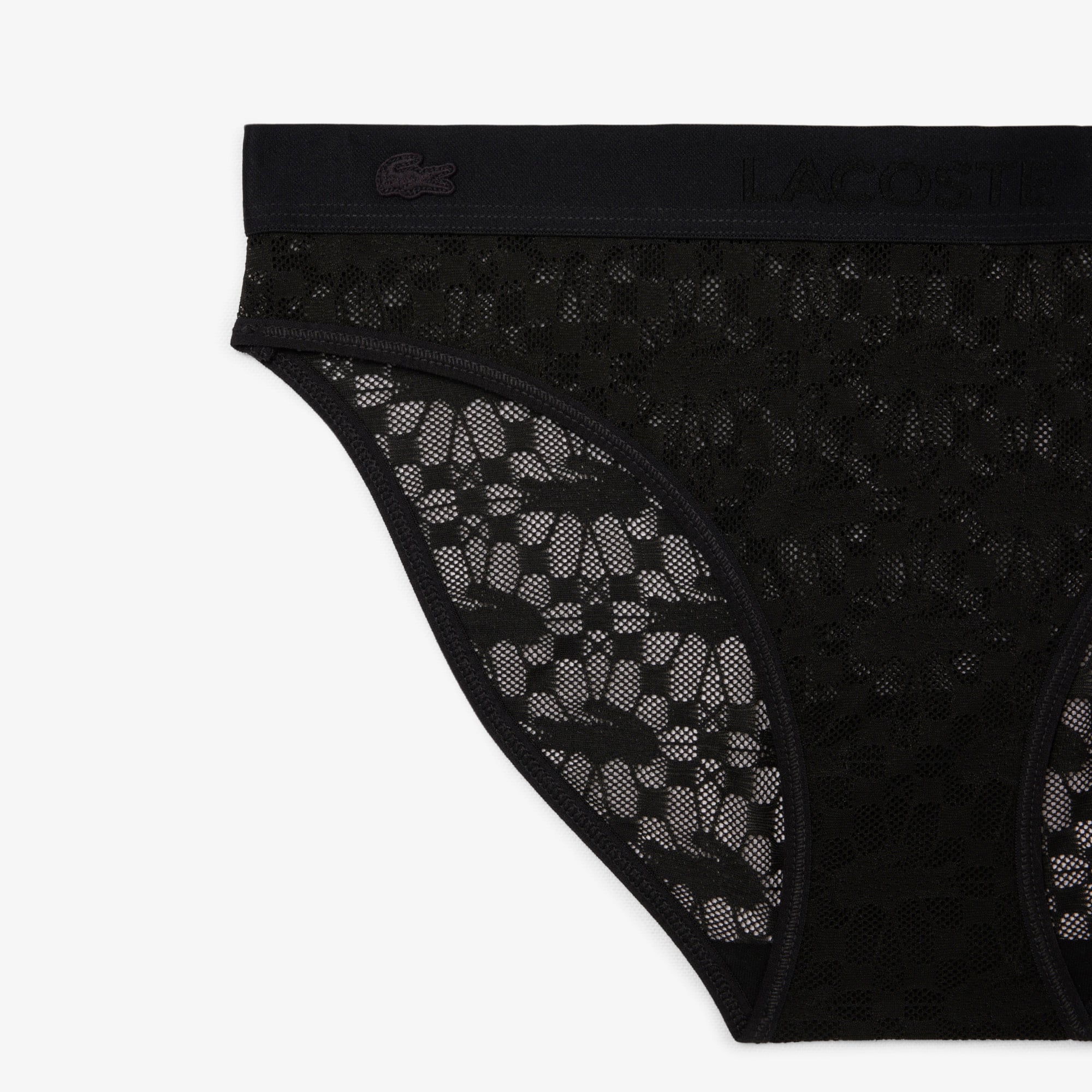 Logo Waist Mesh Briefs