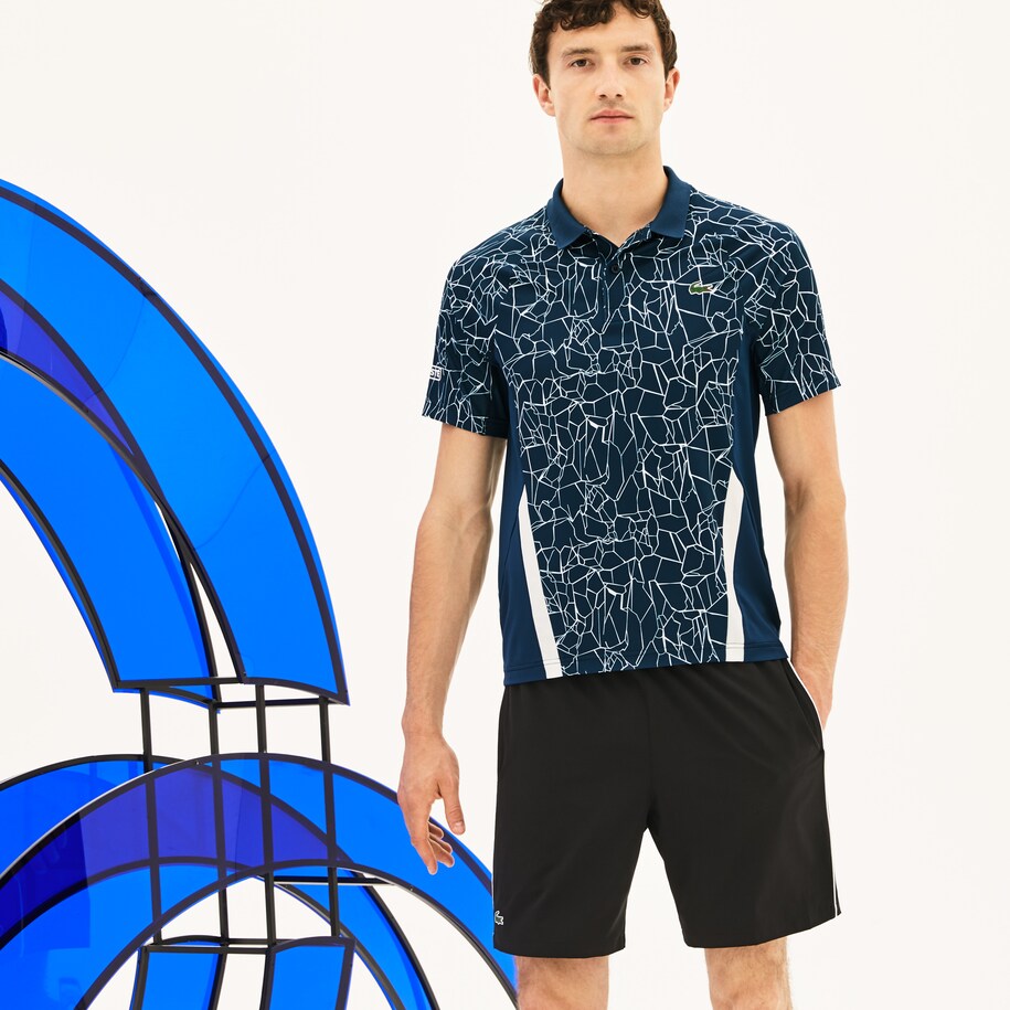 Men's SPORT Novak Djokovic Print Technical Jersey Polo ...