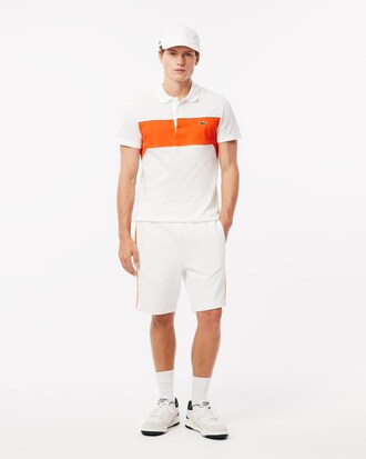 Men's Regular Fit Colorblock Fleece Shorts