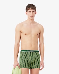 Boxer long coton stretch monogramme