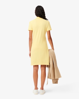 Women's Slim Fit Stretch Mini Piqué Polo Dress