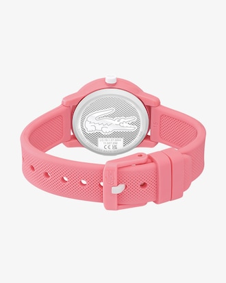 Montre enfant Lacoste.12.12 avec bracelet en silicone rose