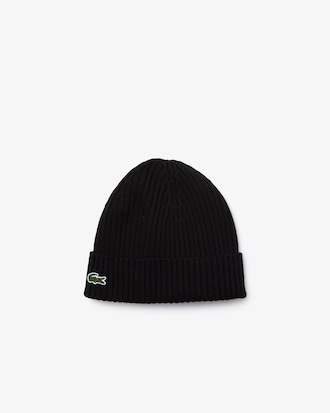 Unisex Ribbed Wool Beanie