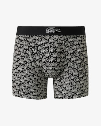 Men's Printed Stretch Cotton Boxer Briefs
