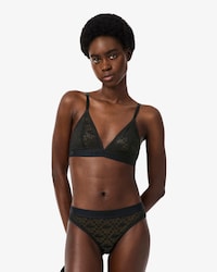 Brassi&egrave;re triangle dentelle sigl&eacute;e