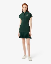 Women's Runway Pleated Polo Dress