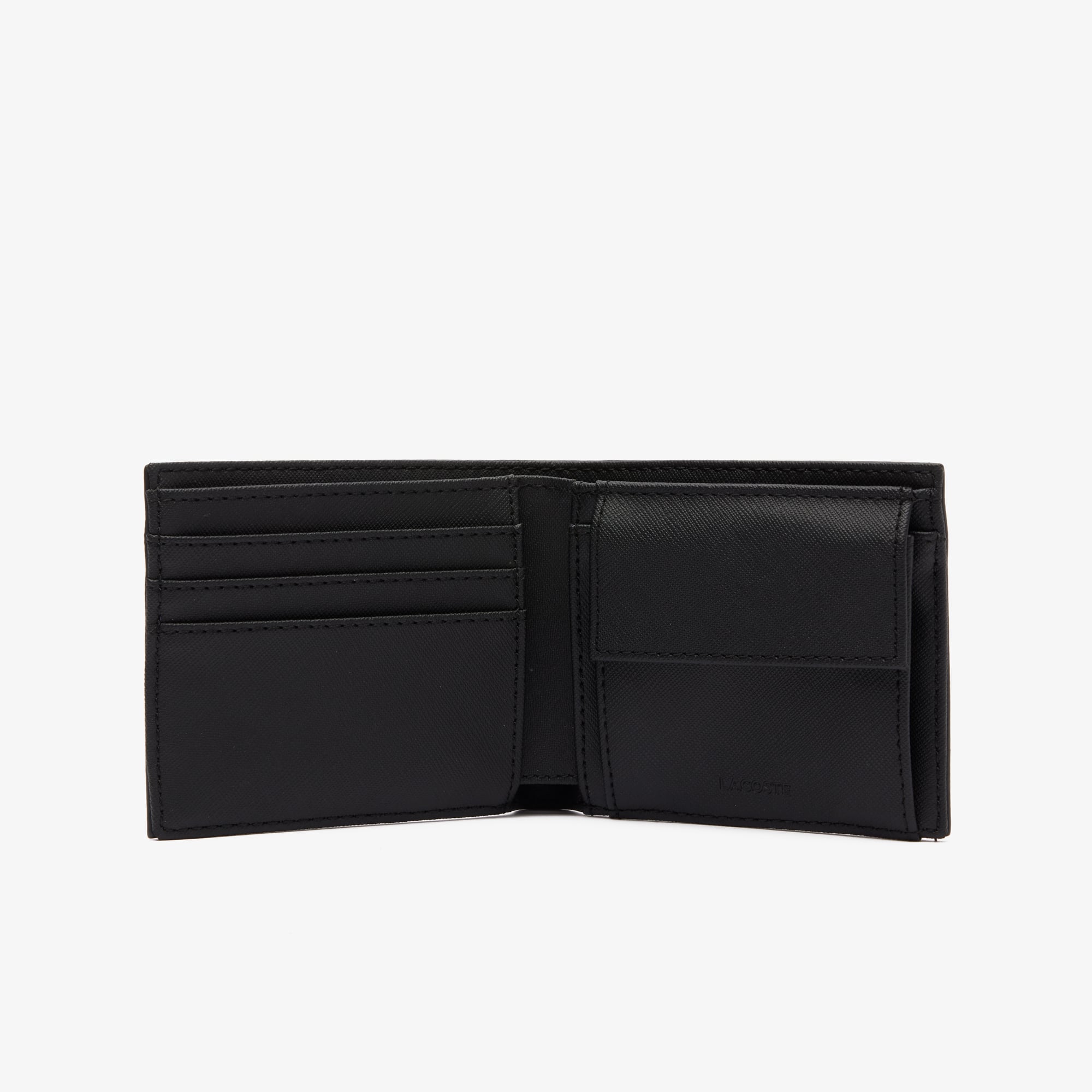 ★LACOSTE★ Men's The Blend Pocket Organizer Black NH4134L54 Men's The Blend Vertical Card Holder - Wallets & Small