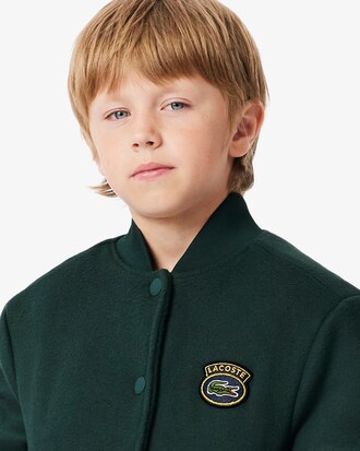 Crocodile Badge Bomber Jacket