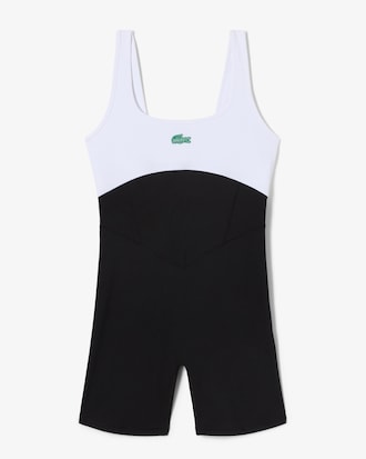 Women's Lacoste x Bandier All Motion Coloblock 6" Bodysuit