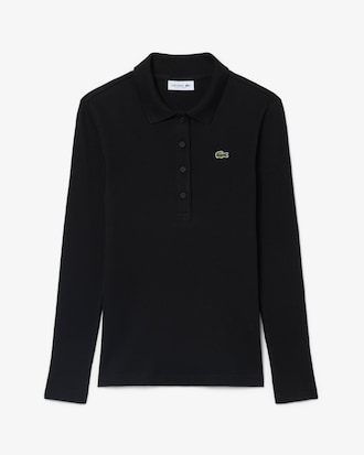 Women's Slim Fit L.12.D Ribbed Cotton Polo