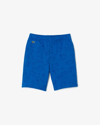 Shorts polares con motivo de cocodrilo