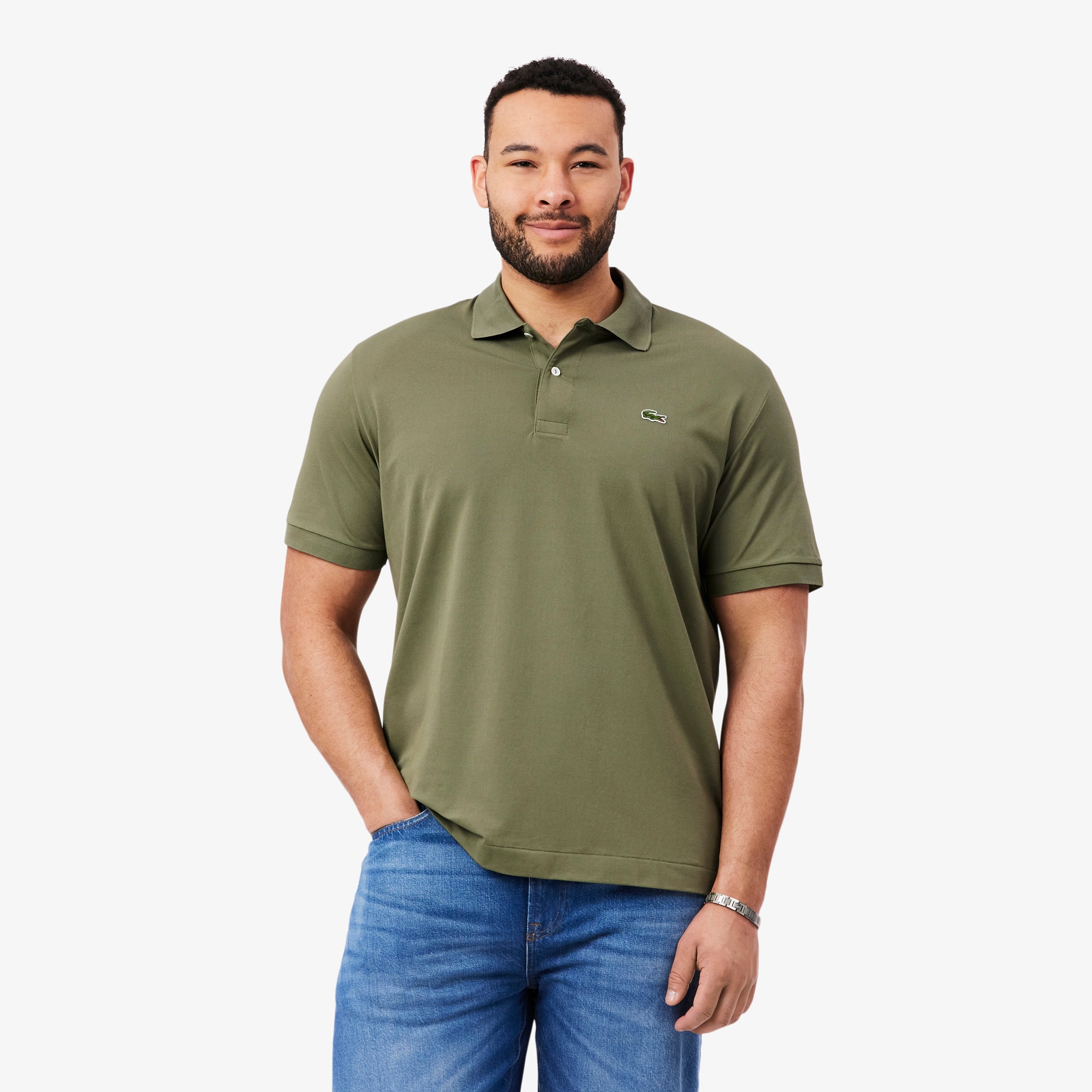 メンズウェア CLUBHAUS Lacoste L.12.12 LightPolo Green Men's Classic Fit L.12.12 LIGHT Piqué Polo - Polo Shirts - New In