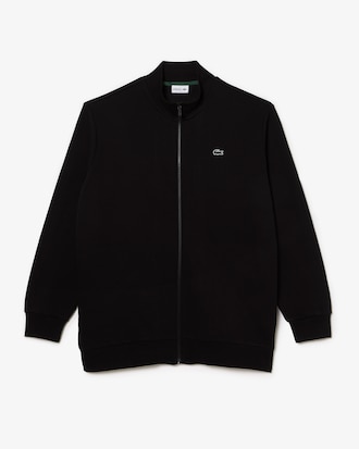 Men’s Big Fit Cotton Fleece Zip-Up Sweatshirt