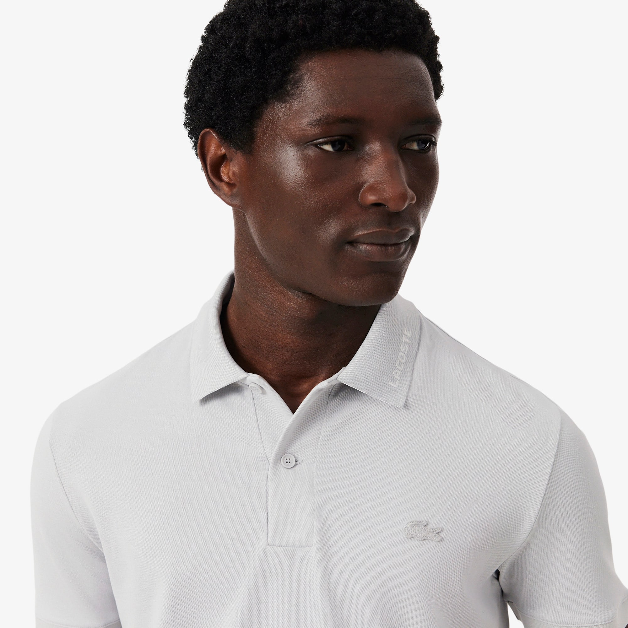 Slim Fit Branded Piqué Polo