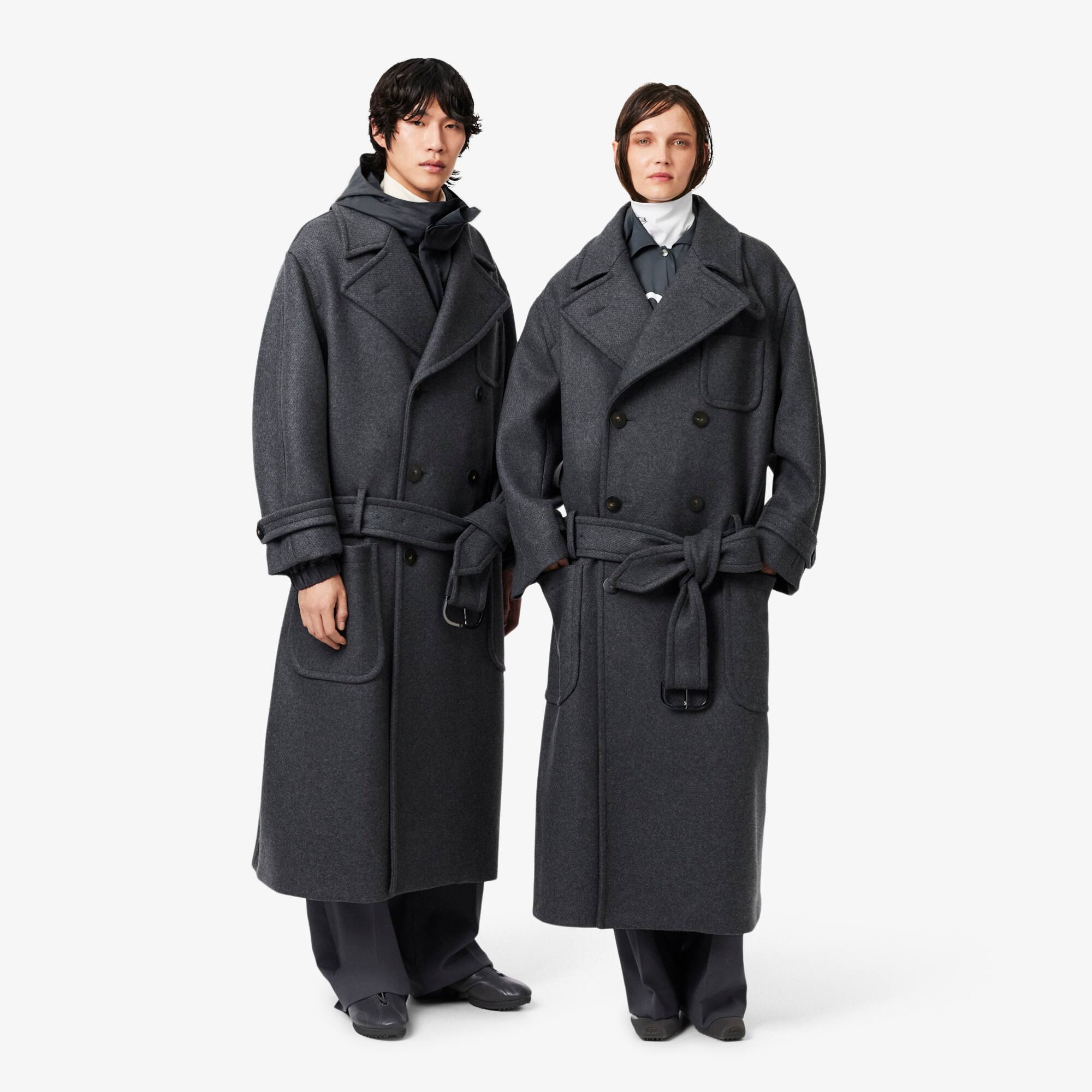 Runway Oversized Double Breasted Wool Coat
