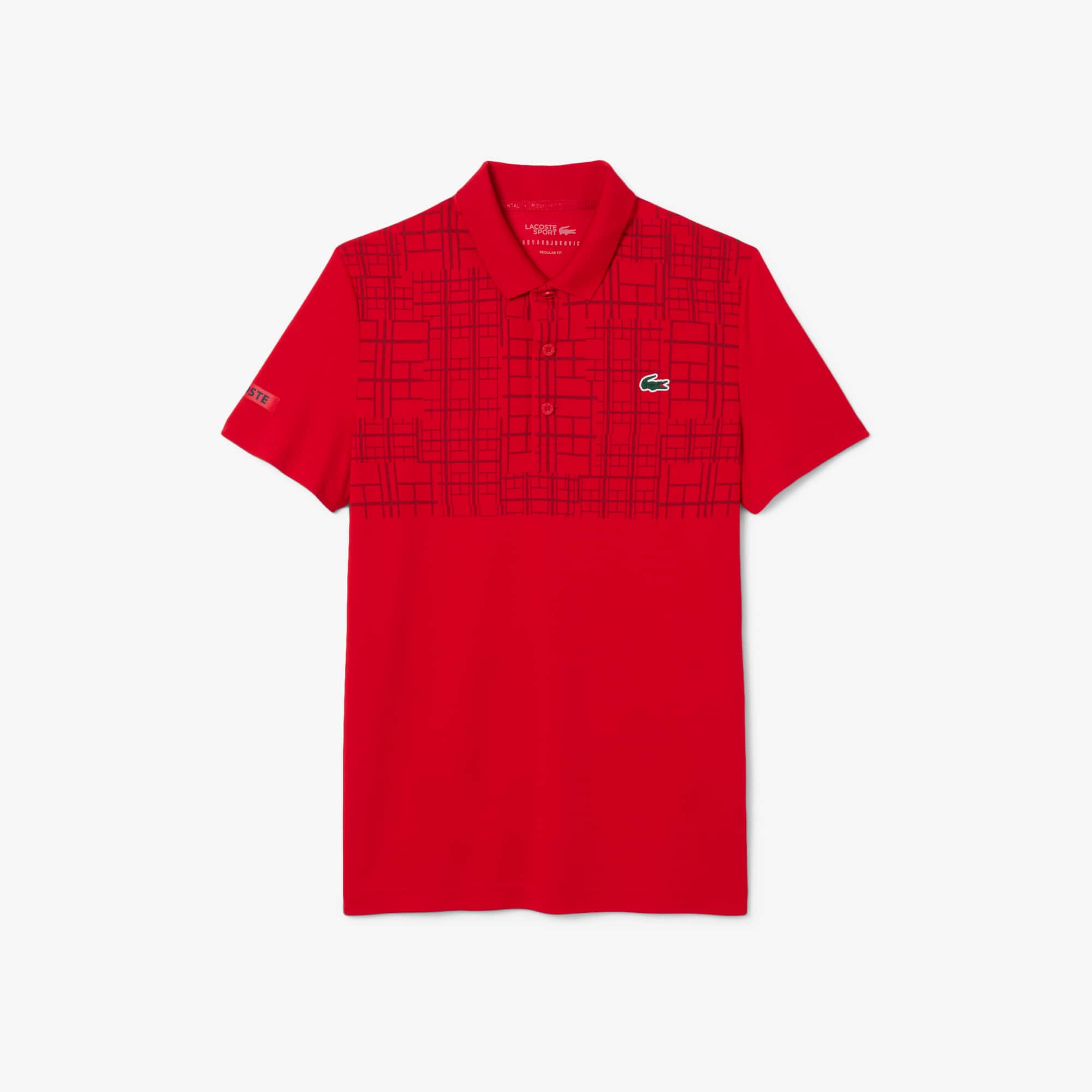LACOSTE NOVAK DJOKOVIC ラコステ　テニス　ポロシャツ　S ラコステ LACOSTE 「ノバク・ジョコビッチ」テニスボール