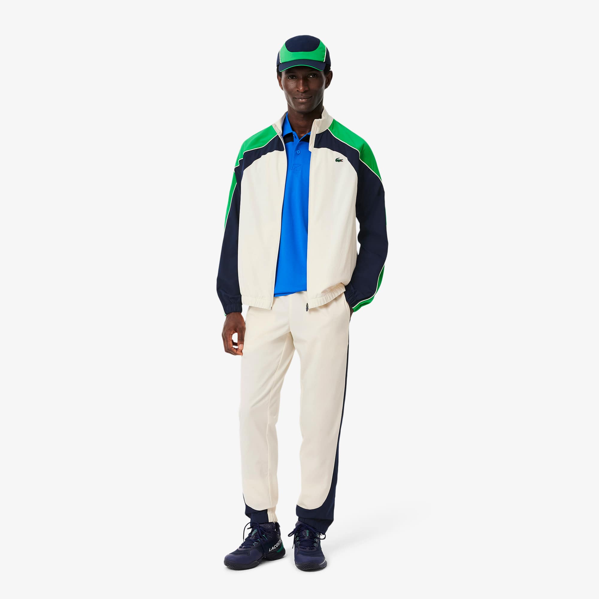 LACOSTE ジャージ US M Men's Stretch Tennis Tracksuit - Recycled Materials - New In 2026