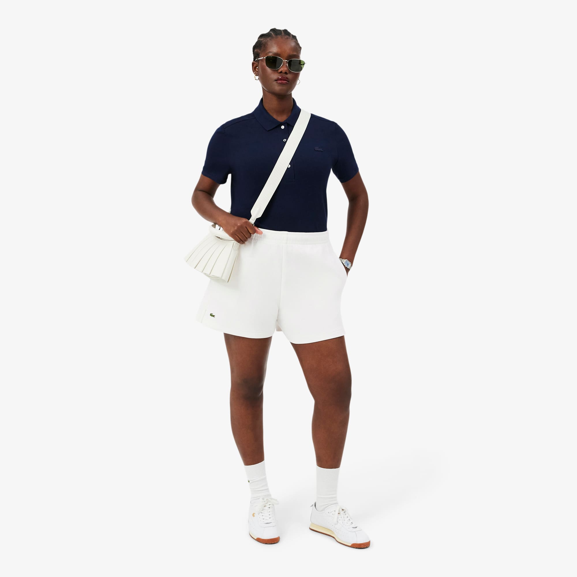 Women's Double Face Piqué Shorts - Shorts & Skirts - New In 2026