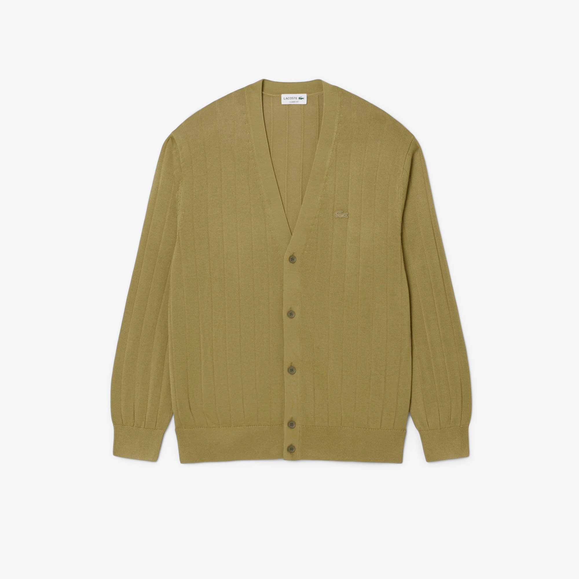 Men's Fluid Rib Knit Cardigan