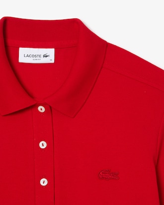 Women's Slim Fit L.12.D Stretch Mini Piqué Polo