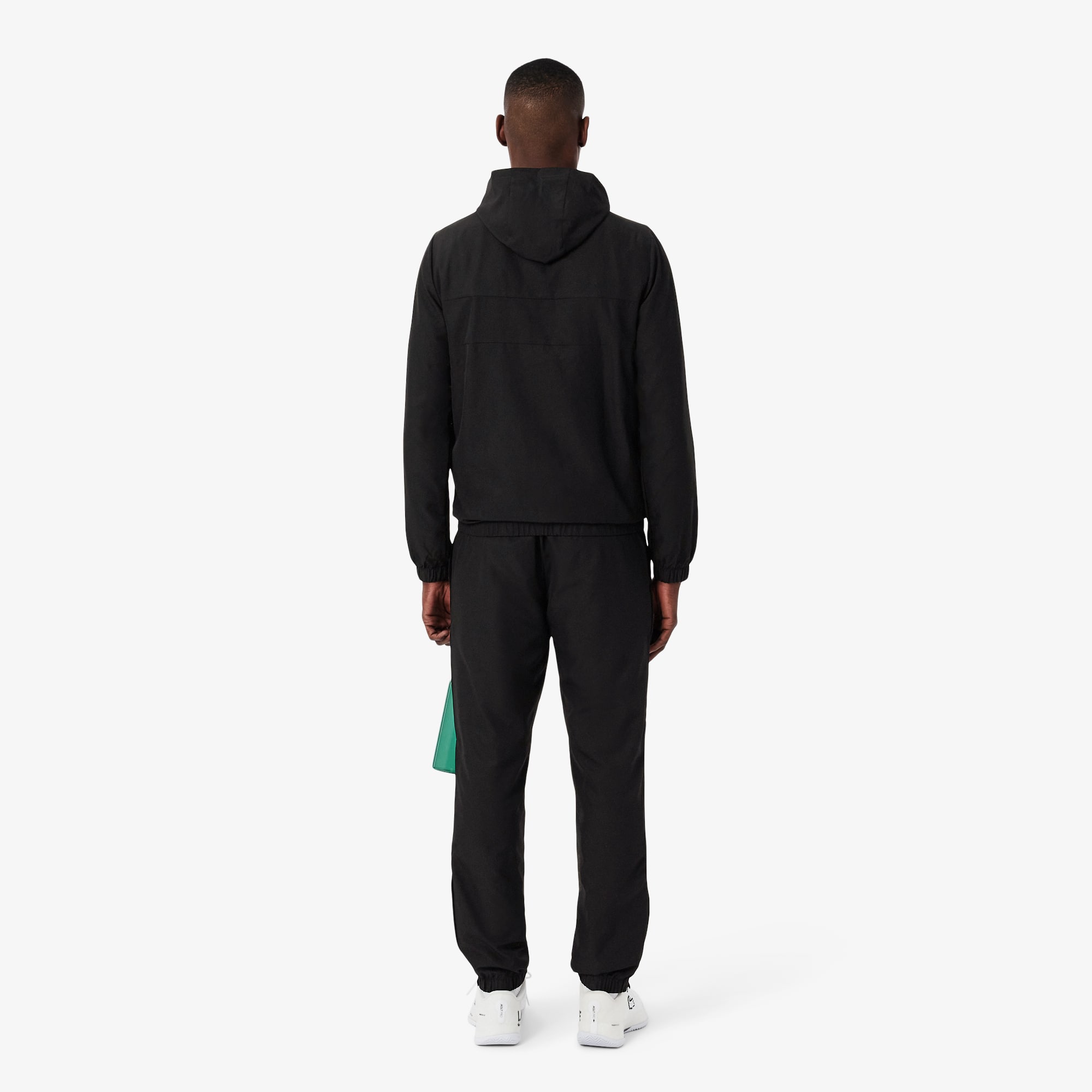 【未使用品】LACOSTE SPORT ブラックジャケット US S/M Supreme LACOSTE 羊毛校隊夾克黑色男士- SS18 - TW