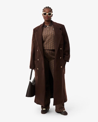 Women's Double-Breasted Wool Coat