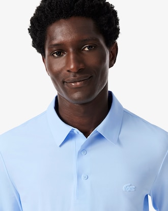 Regular Fit Long Sleeved Commuter Polo Shirt